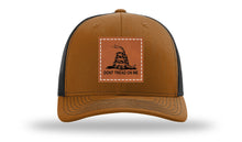 Load image into Gallery viewer, Don&#39;t Tread On Me Leather Patch Richardson 112 Hat
