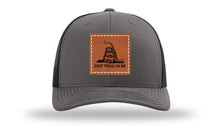 Load image into Gallery viewer, Don&#39;t Tread On Me Leather Patch Richardson 112 Hat
