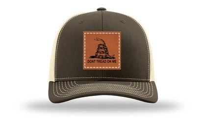 Don't Tread On Me Leather Patch Richardson 112 Hat