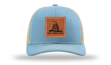 Load image into Gallery viewer, Don&#39;t Tread On Me Leather Patch Richardson 112 Hat
