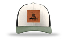 Load image into Gallery viewer, Don&#39;t Tread On Me Leather Patch Richardson 112 Hat
