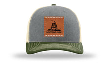 Load image into Gallery viewer, Don&#39;t Tread On Me Leather Patch Richardson 112 Hat
