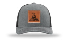 Load image into Gallery viewer, Don&#39;t Tread On Me Leather Patch Richardson 112 Hat

