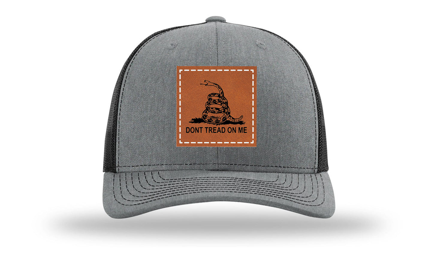 Don't Tread On Me Leather Patch Richardson 112 Hat
