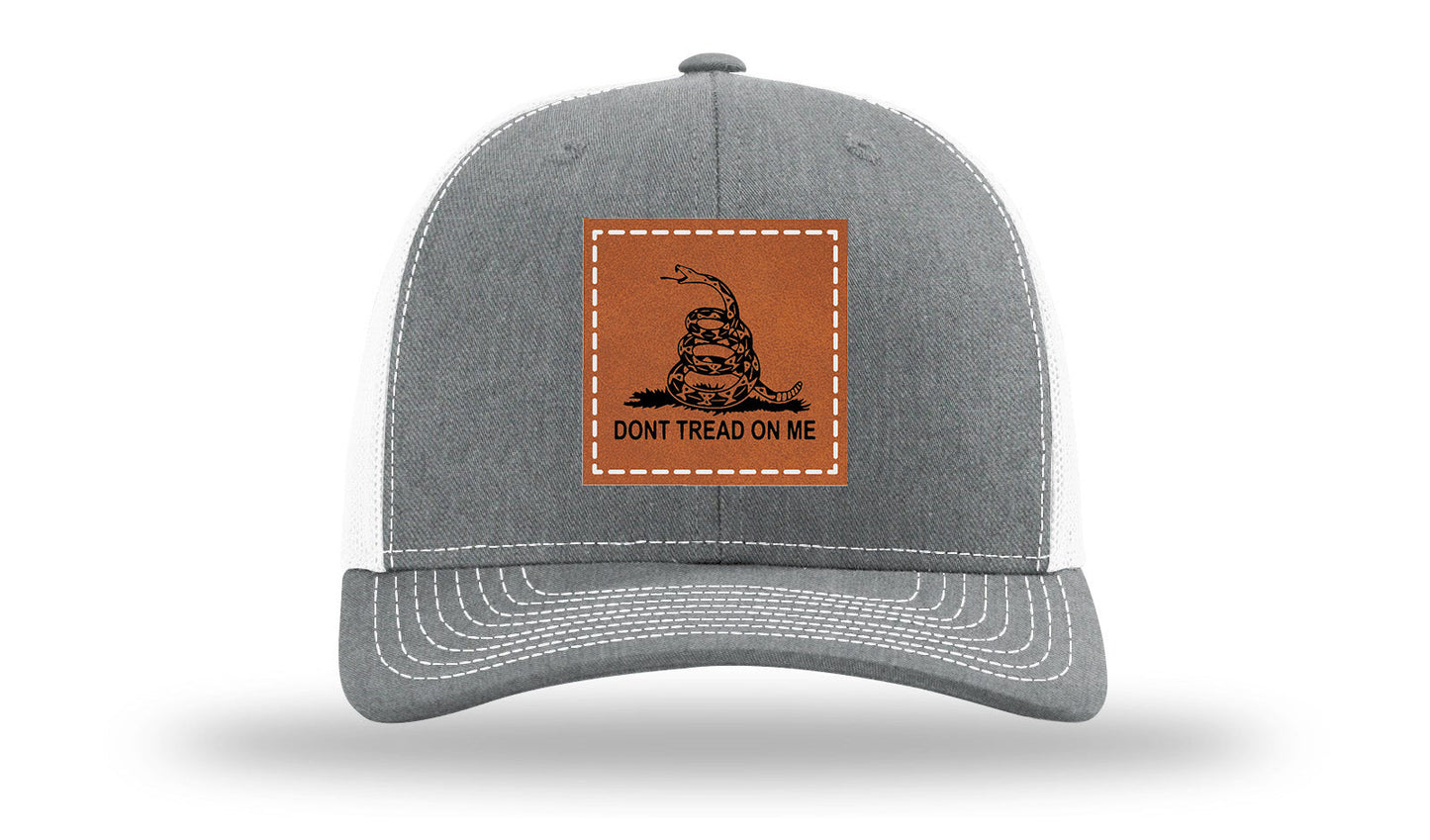 Don't Tread On Me Leather Patch Richardson 112 Hat