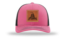 Load image into Gallery viewer, Don&#39;t Tread On Me Leather Patch Richardson 112 Hat
