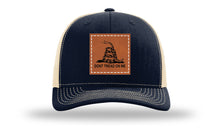 Load image into Gallery viewer, Don&#39;t Tread On Me Leather Patch Richardson 112 Hat

