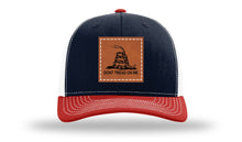 Load image into Gallery viewer, Don&#39;t Tread On Me Leather Patch Richardson 112 Hat
