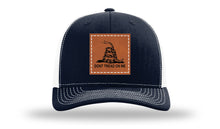 Load image into Gallery viewer, Don&#39;t Tread On Me Leather Patch Richardson 112 Hat
