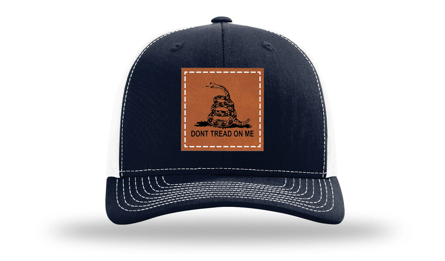 Don't Tread On Me Leather Patch Richardson 112 Hat