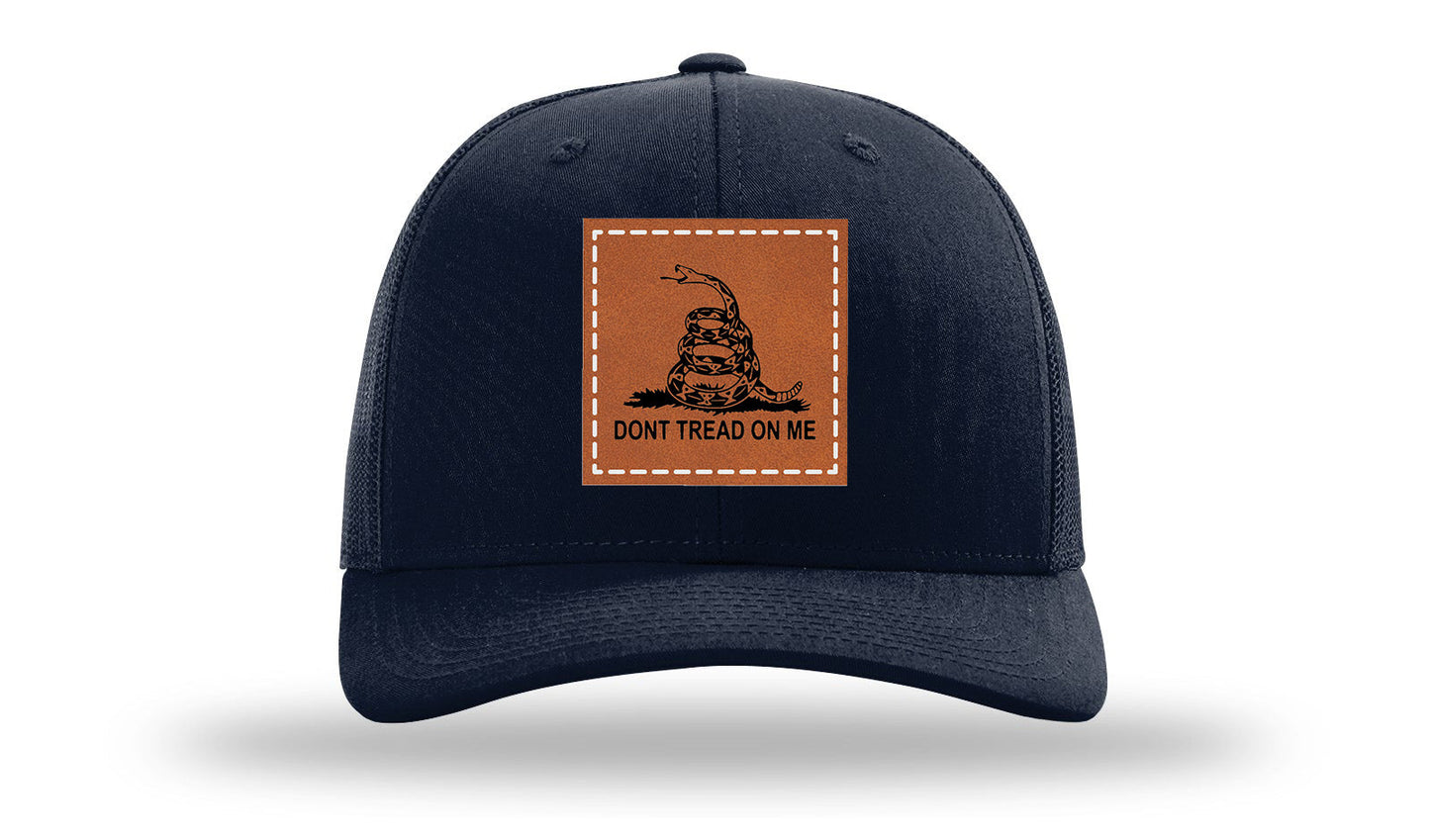 Don't Tread On Me Leather Patch Richardson 112 Hat