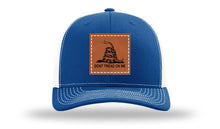 Load image into Gallery viewer, Don&#39;t Tread On Me Leather Patch Richardson 112 Hat
