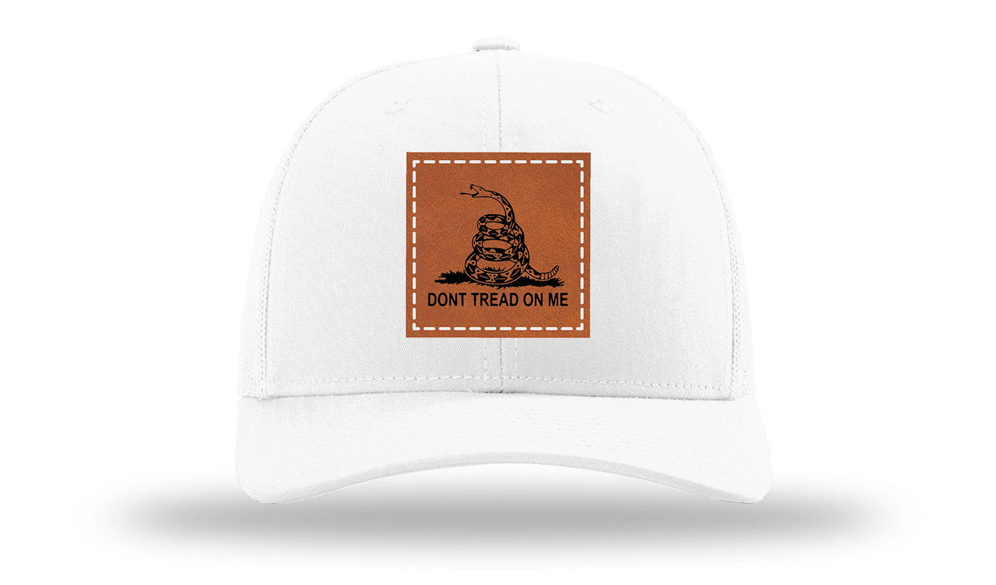 Don't Tread On Me Leather Patch Richardson 112 Hat