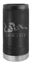 Load image into Gallery viewer, Join or Die Laser Engraved Slim Can Insulated Koosie
