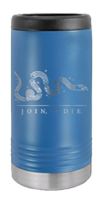 Load image into Gallery viewer, Join or Die Laser Engraved Slim Can Insulated Koosie
