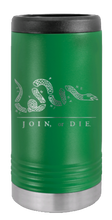 Load image into Gallery viewer, Join or Die Laser Engraved Slim Can Insulated Koosie
