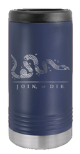 Load image into Gallery viewer, Join or Die Laser Engraved Slim Can Insulated Koosie
