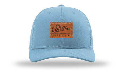 Join or Die Leather Patch Richardson 112 Hat