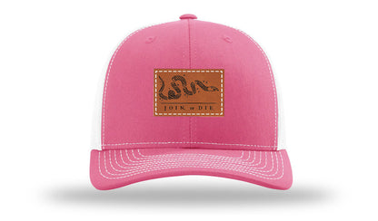 Join or Die Leather Patch Richardson 112 Hat