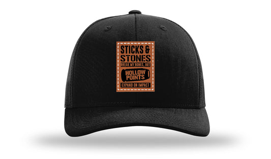 Sticks and Stones Leather Patch Richardson 112 Hat