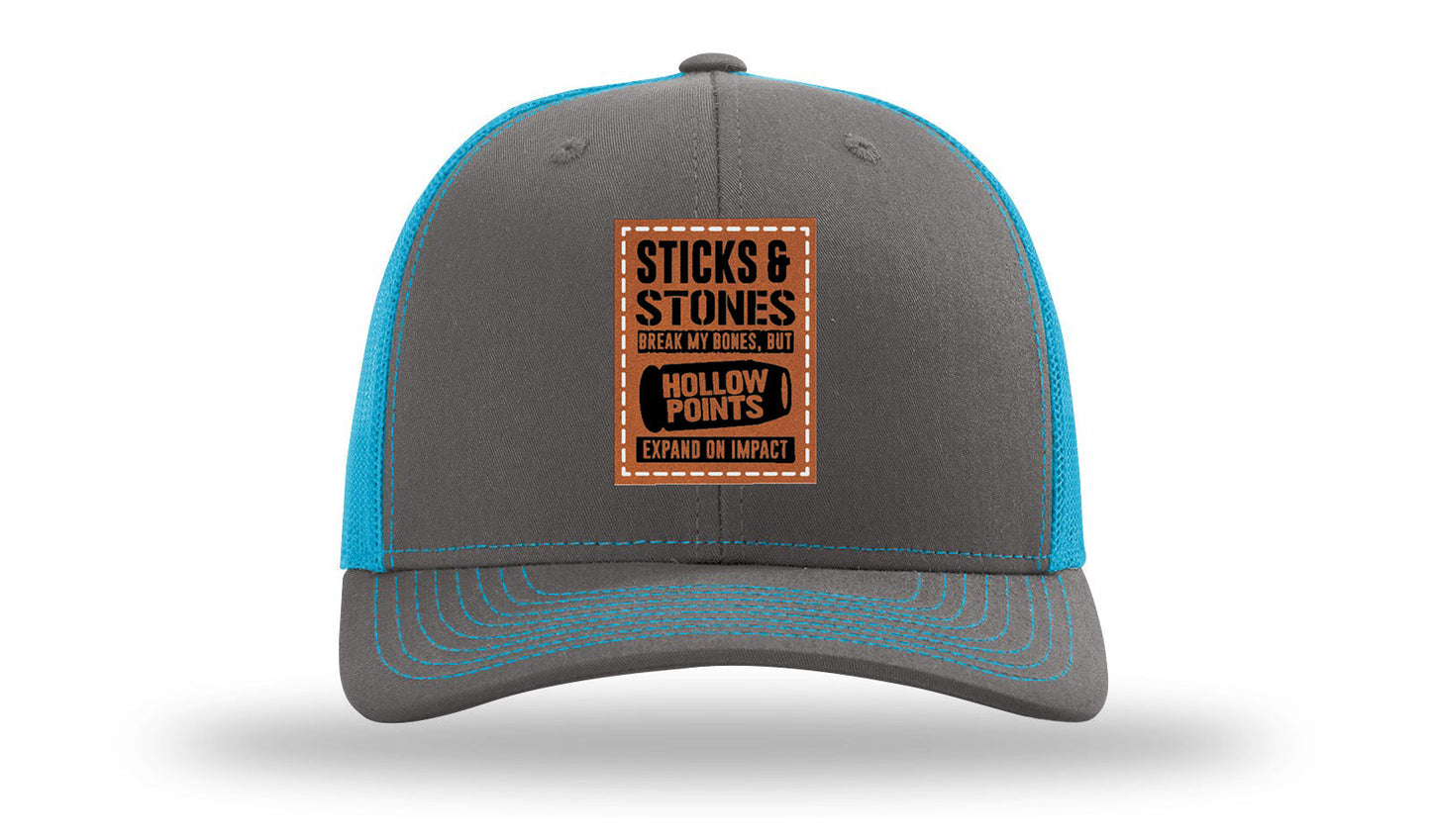 Sticks and Stones Leather Patch Richardson 112 Hat