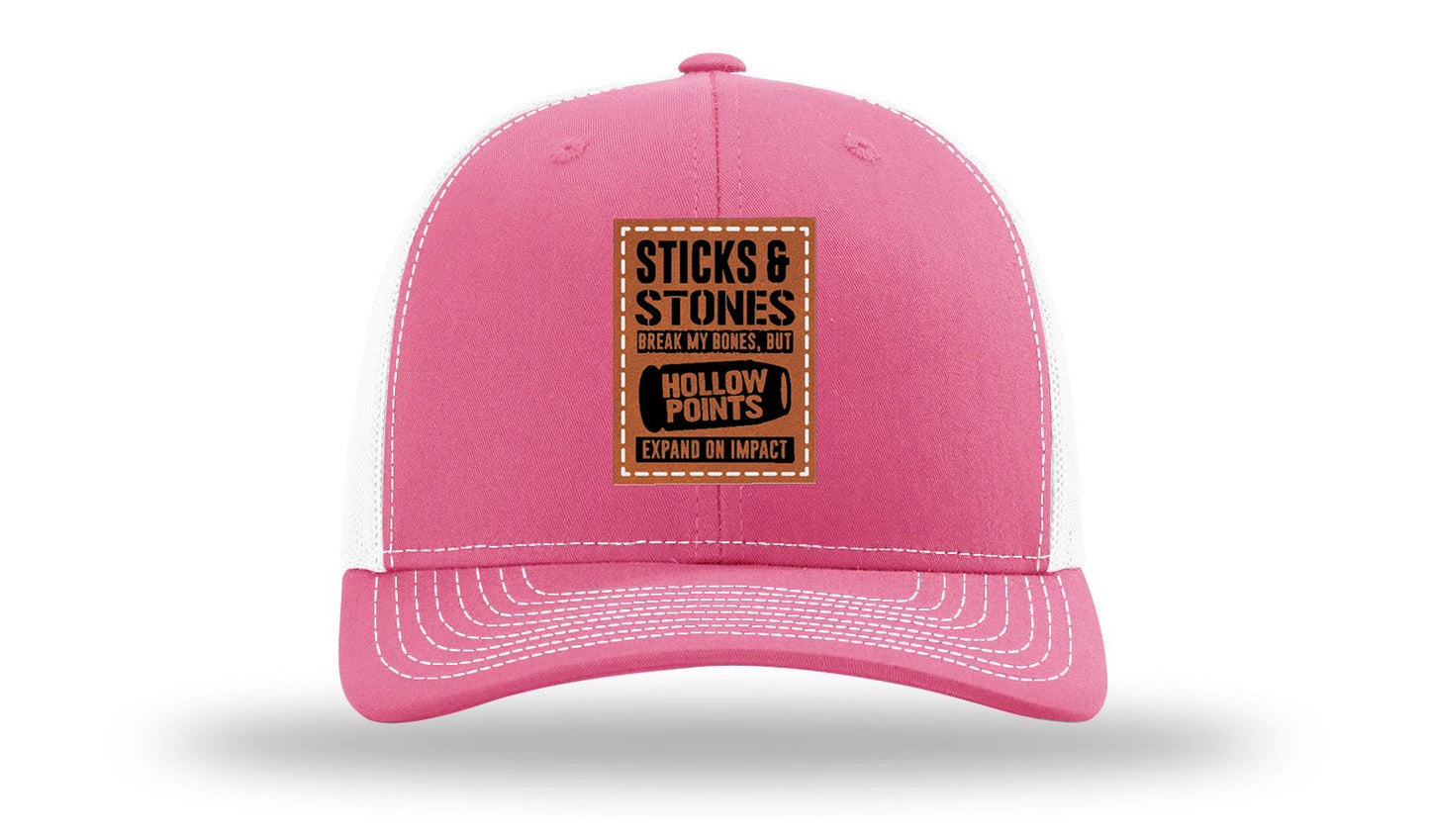 Sticks and Stones Leather Patch Richardson 112 Hat
