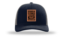 Load image into Gallery viewer, Sticks and Stones Leather Patch Richardson 112 Hat
