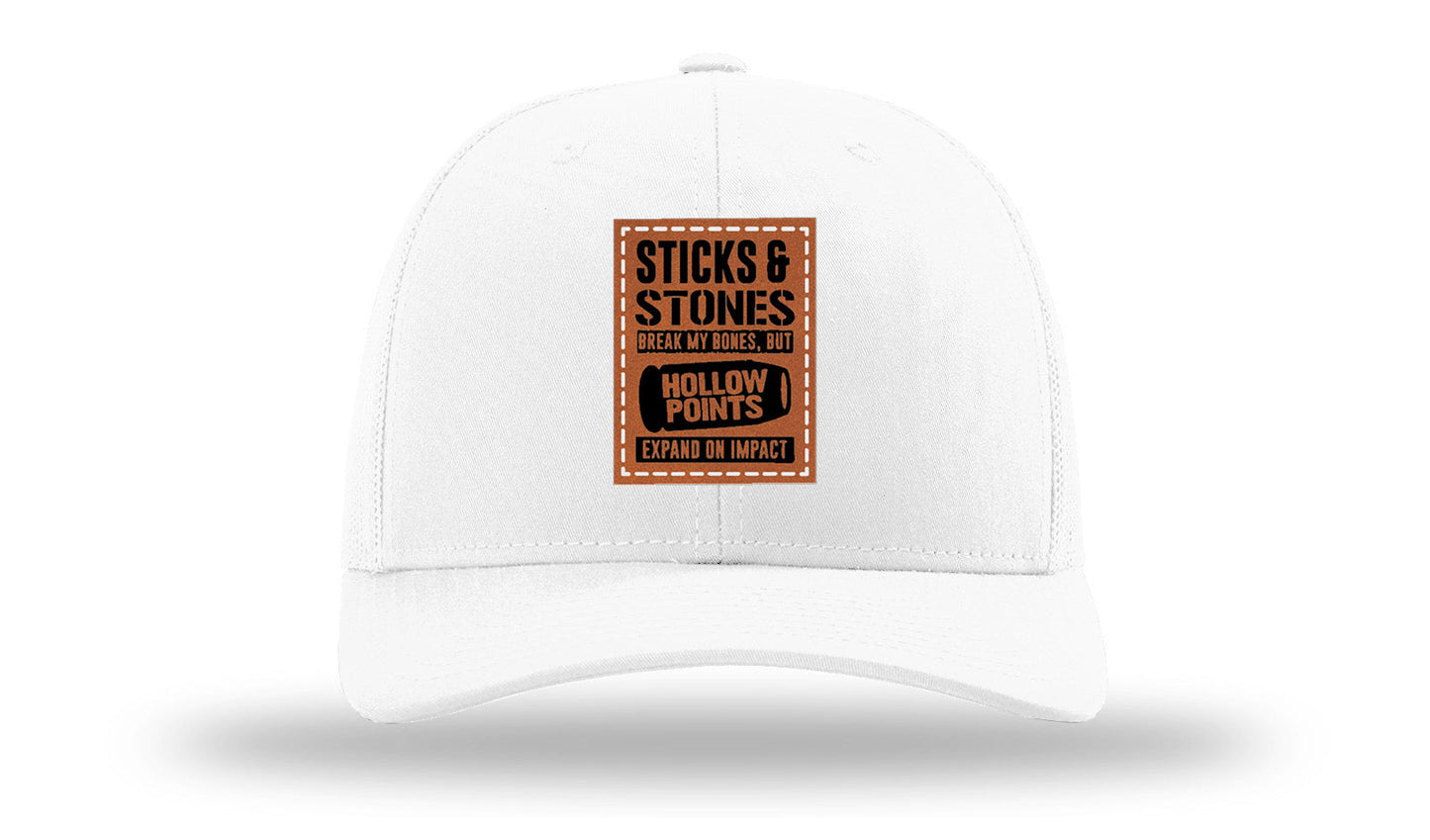 Sticks and Stones Leather Patch Richardson 112 Hat