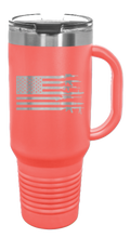 Load image into Gallery viewer, Gun Flag 40oz Handle Mug Laser Engraved
