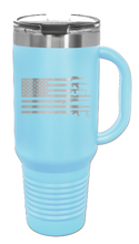 Load image into Gallery viewer, Gun Flag 40oz Handle Mug Laser Engraved
