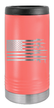 Load image into Gallery viewer, Gun Flag Laser Engraved Slim Can Insulated Koosie
