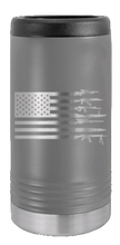 Load image into Gallery viewer, Gun Flag Laser Engraved Slim Can Insulated Koosie
