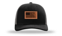 Load image into Gallery viewer, Gun Flag Leather Patch Richardson 112 Hat
