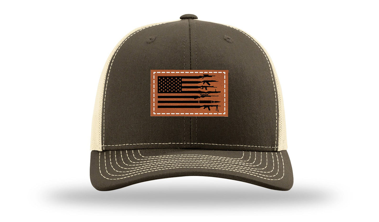 Sticks and Stones Leather Patch Richardson 112 Hat