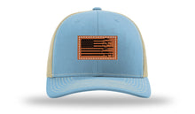 Load image into Gallery viewer, Gun Flag Leather Patch Richardson 112 Hat
