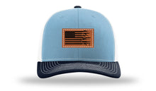 Load image into Gallery viewer, Gun Flag Leather Patch Richardson 112 Hat
