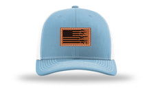 Load image into Gallery viewer, Gun Flag Leather Patch Richardson 112 Hat
