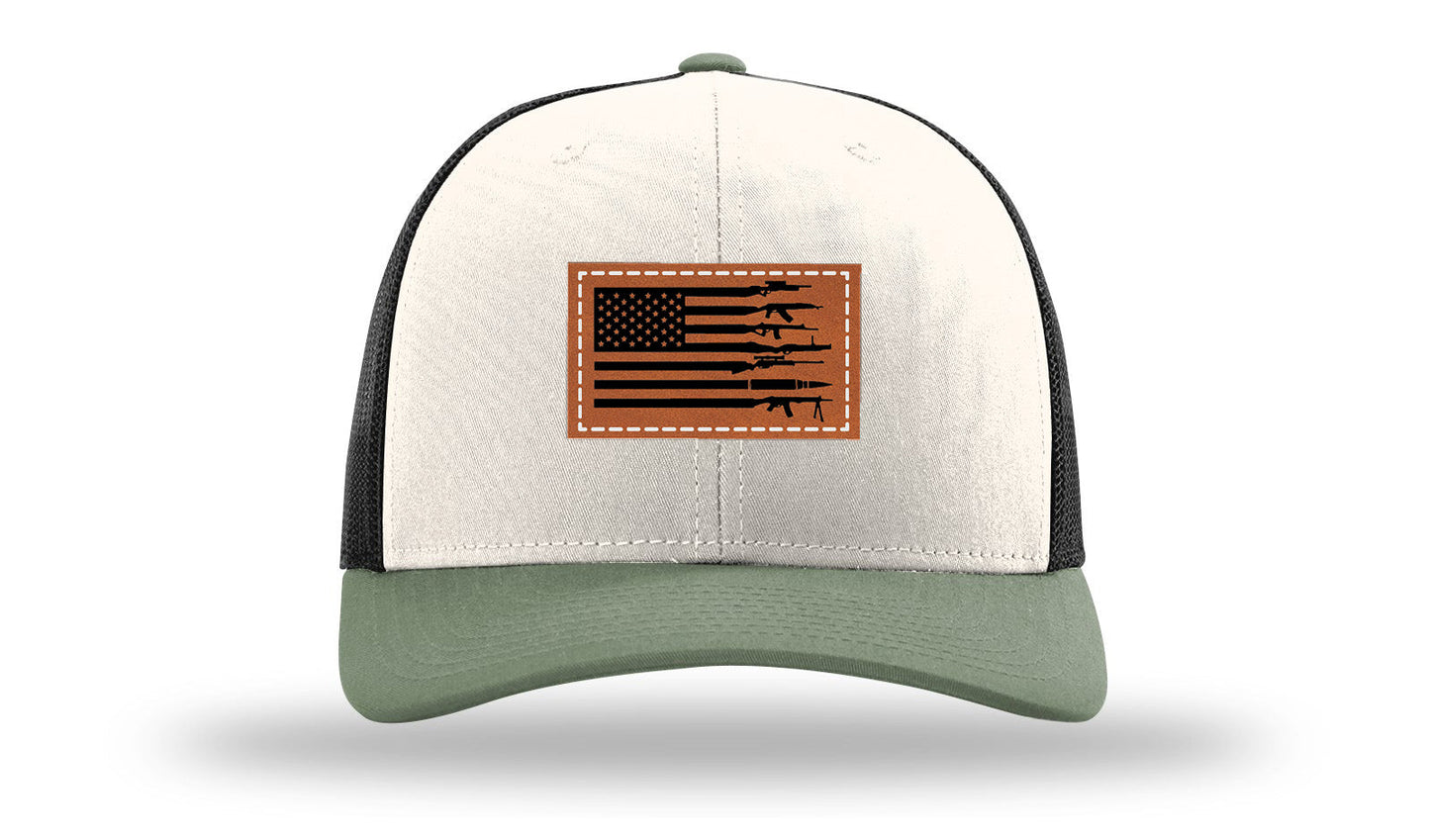 Sticks and Stones Leather Patch Richardson 112 Hat