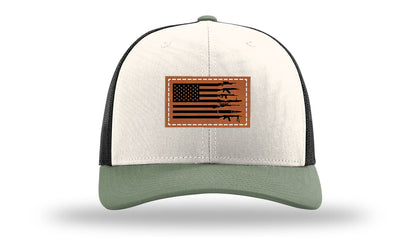 Sticks and Stones Leather Patch Richardson 112 Hat
