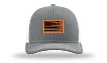 Load image into Gallery viewer, Gun Flag Leather Patch Richardson 112 Hat
