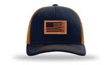 Load image into Gallery viewer, Gun Flag Leather Patch Richardson 112 Hat
