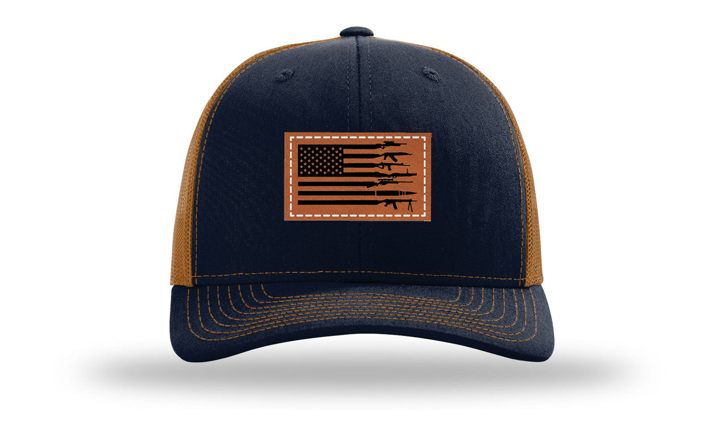 Sticks and Stones Leather Patch Richardson 112 Hat