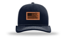 Load image into Gallery viewer, Gun Flag Leather Patch Richardson 112 Hat
