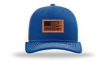 Load image into Gallery viewer, Gun Flag Leather Patch Richardson 112 Hat
