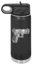 Load image into Gallery viewer, Glock Laser Engraved Water Bottle (Etched)
