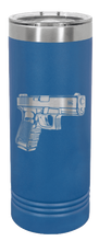 Load image into Gallery viewer, Glock Laser Engraved Skinny Tumbler (Etched)
