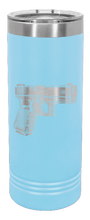 Load image into Gallery viewer, Glock Laser Engraved Skinny Tumbler (Etched)
