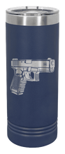 Load image into Gallery viewer, Glock Laser Engraved Skinny Tumbler (Etched)
