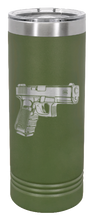 Load image into Gallery viewer, Glock Laser Engraved Skinny Tumbler (Etched)
