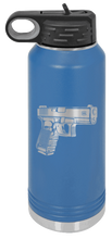 Load image into Gallery viewer, Glock Laser Engraved Water Bottle (Etched)
